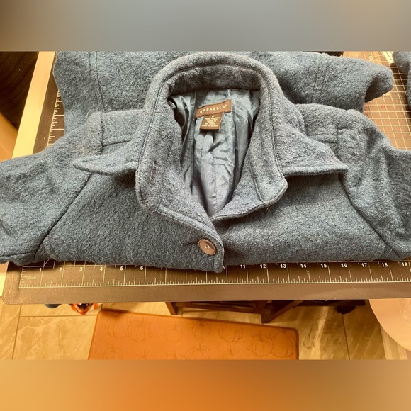 Blue wool jacket - Picture 4 of 5